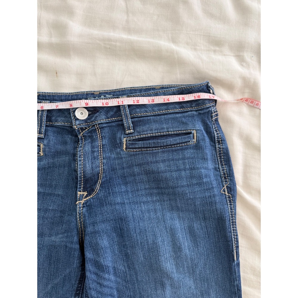 Ariat Trouser Jeans Womens 32R Wide Leg Western Cowgirl Denim - Picture 9 of 10